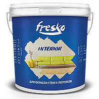 Краска водно-дисперсионная для внутренних работ "FRESKO INTERIOR" БЕЛАЯ Ф.1,0 20