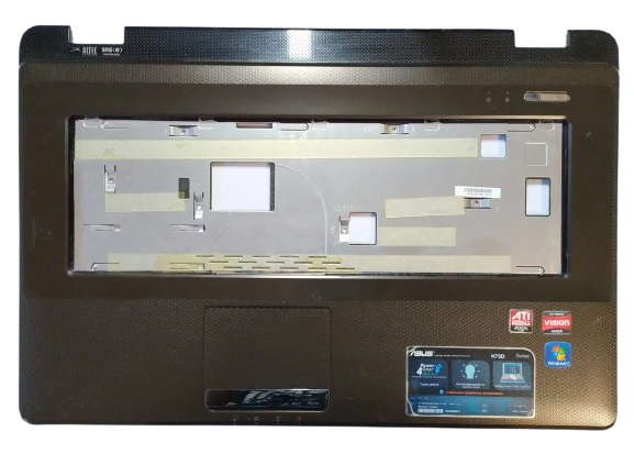 Верхняя часть корпуса (Palmrest) Asus K72, черный (с разбора)