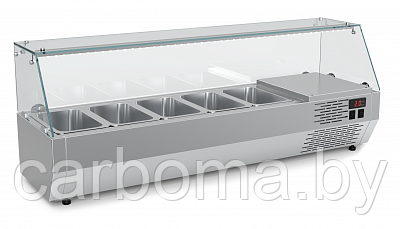 Витрина настольная Carboma IKI А30 SM 1,2-G со стеклом +2…+10