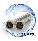 Гибкая подводка Lytcho eco для воды Г/Г 800 мм, гайка 1/2"- гайка 1/2" Арт. 0505.009, фото 2