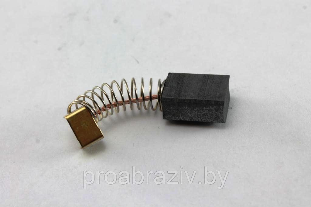Электроугольная щетка  5х8x17 пружина,клемма-скоба  подходит для Sparky BPR240/241, BUR 101/102, Интерскол П71