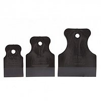 Набор шпателей 40-60-80мм черная резина (набор 3шт.) Matrix