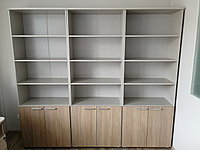 Три высоких шкафа для офиса 76h005-3 2358*420*2105 мм