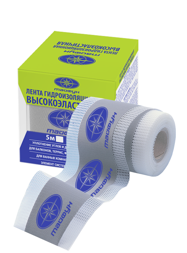"Тайфун" Лента гидроизоляц. высокоэласт. 125/70 мм кор. по 10 м