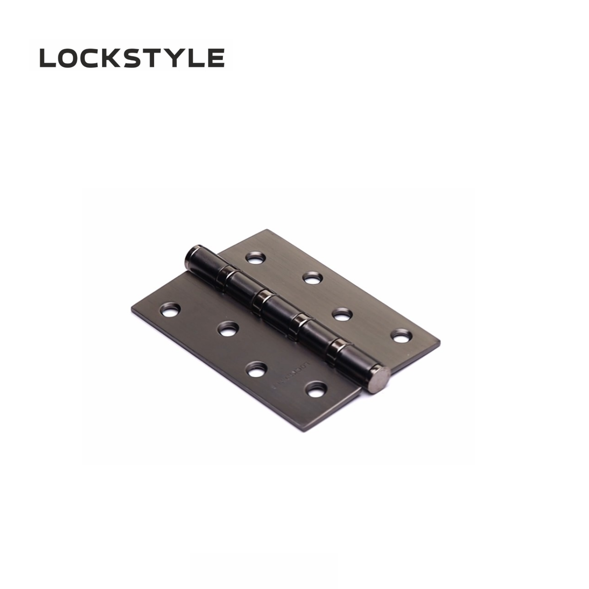 Петля дверная LOCKSTYLE 4 BBN-F черный матовый никель, универсальная ( с шариковыми подшипниками)
