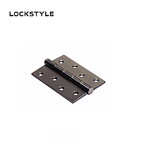 Петля дверная LOCKSTYLE 4 BBN-F черный матовый никель, универсальная ( с шариковыми подшипниками)