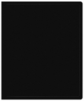 Папка на 2-х кольцах Buro -ECB0430/2RBLACK A4 пластик 0.5мм черный