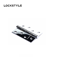 Петля дверная LOCKSTYLE 4 CP-F хром, универсальная (с шариковыми подшипниками)