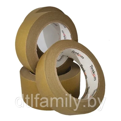 Малярная лента TESKOM 18мм*40м. Коричневая