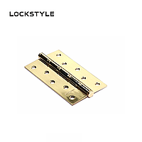 Петля дверная LOCKSTYLE 5 SB-F матовое золото, универсальная (с шариковыми подшипниками)