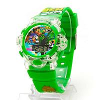 Детские электронные часы BEN10 (Бен 10)  2089G с музыкой и подсветкой. Разные расцветки