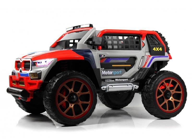 Детский электромобиль RiverToys K007AM серый