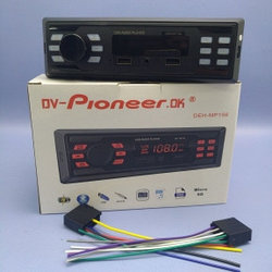 Автомагнитола DV-Pioneer.ok DEH-MP 156, Bluetooth, радио, Micro Sd