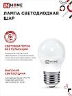Лампа светодиодная ШАР 8Вт 230В Е27 3000К 760Лм, фото 4