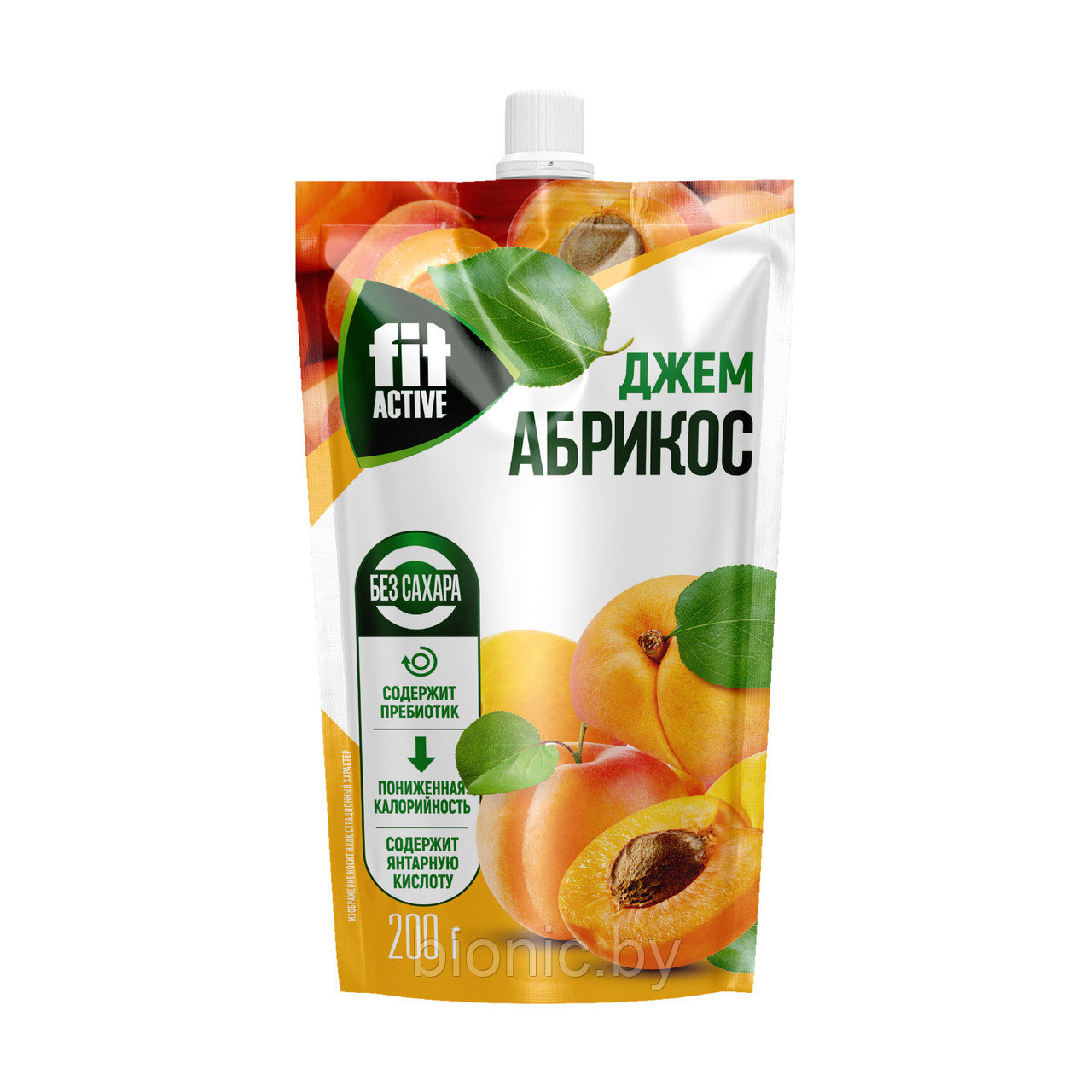 Джем "Абрикос" 200 г (дойпак), 1/10