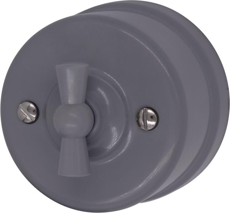 Выключатель 2-клавишный Bironi, Титан