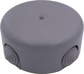 Bironi коробка распределительная D110мм, пластик, цвет титан