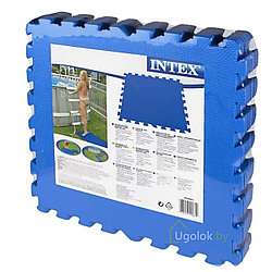 Коврик-пазл для зоны отдыха у бассейна Intex 50x50x1