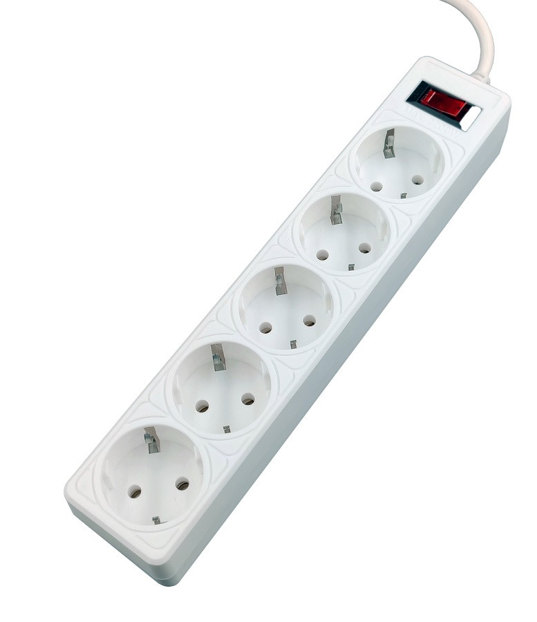 Сетевой фильтр 5bites GARDA SP5W-530 5S, 3х0.75мм2, 3м, белый 556917