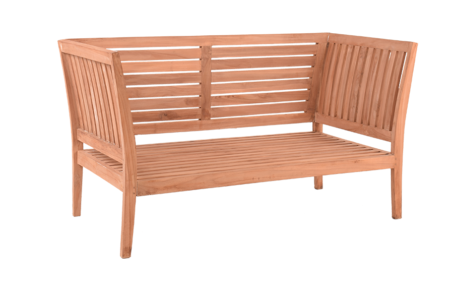 Садовый диван из тика (с подушками) Luna Outdoor JENNA