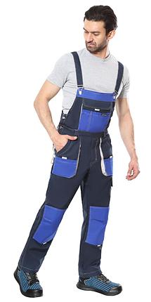 Полукомбинезон СИРИУС-ДВИН синий с васильковым и молочной отделкой пл. 275 г/кв.м, фото 2