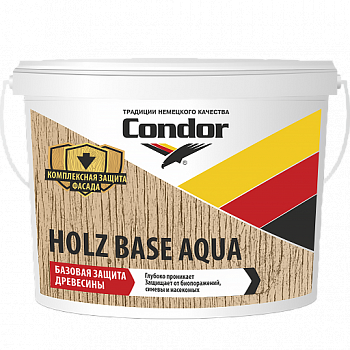 Пропитка по дереву «Holz Base Aqua», ведро 2,5 л (2,5 кг)