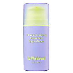 Ночной крем с ретинолом и бакучиолом By Wishtrend Vitamin A-mazing Bakuchiol Night Cream 30 мл