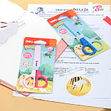 Ножницы школьные DELI BUMPEES, розовые, 120 мм, в футляре, фото 6