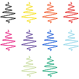 Набор шариковых ручек OfficeSpace 10шт., 10цв., 1,0мм, европодвес, фото 5