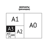 Папка для чертежей и рисунков А3 ArtSpace, серый, пластик, на молнии, фото 5