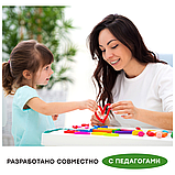 Пластилин восковой мягкий Гамма "Пчелка", 10 цветов, 150г, со стеком, картон. упаковка, фото 9