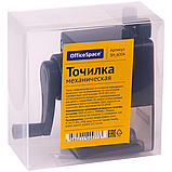 Точилка механическая OfficeSpace, пласт. корпус, черная, инд. упаковка, фото 4