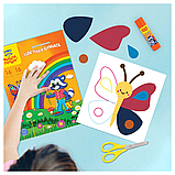 Цветная бумага офсетная А4, Мульти-Пульти, двустор., 16л., 16цв., в папке, "Приключения Енота", фото 8