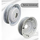 Диск колеса 6L-12, 5.00-12, 6.00-12S мотоблока универс., регулир. (333х93мм), фото 8