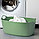 IKEA/ ТОРКИС гибкая корзина для белья, 35 л, зеленый, фото 3