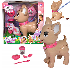 Собачка Chi-Chi Love с поводком для прогулки 30 см Simba