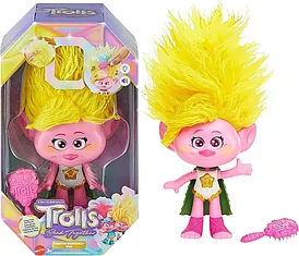 Интерактивная поющая кукла Вива Mattel Trolls 3 Band Together Rainbow HairTunes HNF21