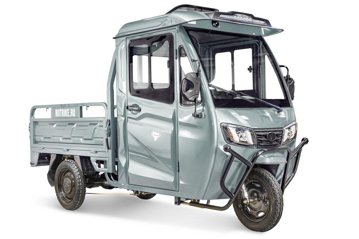 Грузовой электротрицикл Rutrike КАРГО Кабина 1500 60V1000W серый