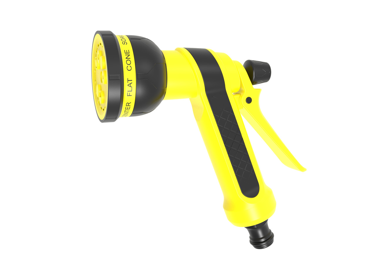 Пистолет поливочный на 8 функций АКВАМАСТЕР пластмассовый