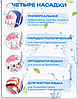 Ирригатор (флоссер) для гигиены полости рта Oral Irrigator 4 сменные насадки, фото 7