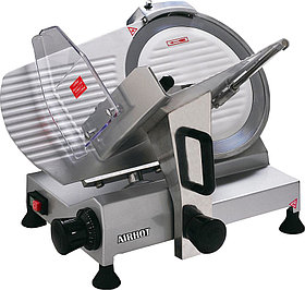 Слайсер AIRHOT SL 250 (479x415x365мм, 220В, 0, 15кВт, диаметр ножа 250 мм, толщина нарезки 0, 2-12 мм)