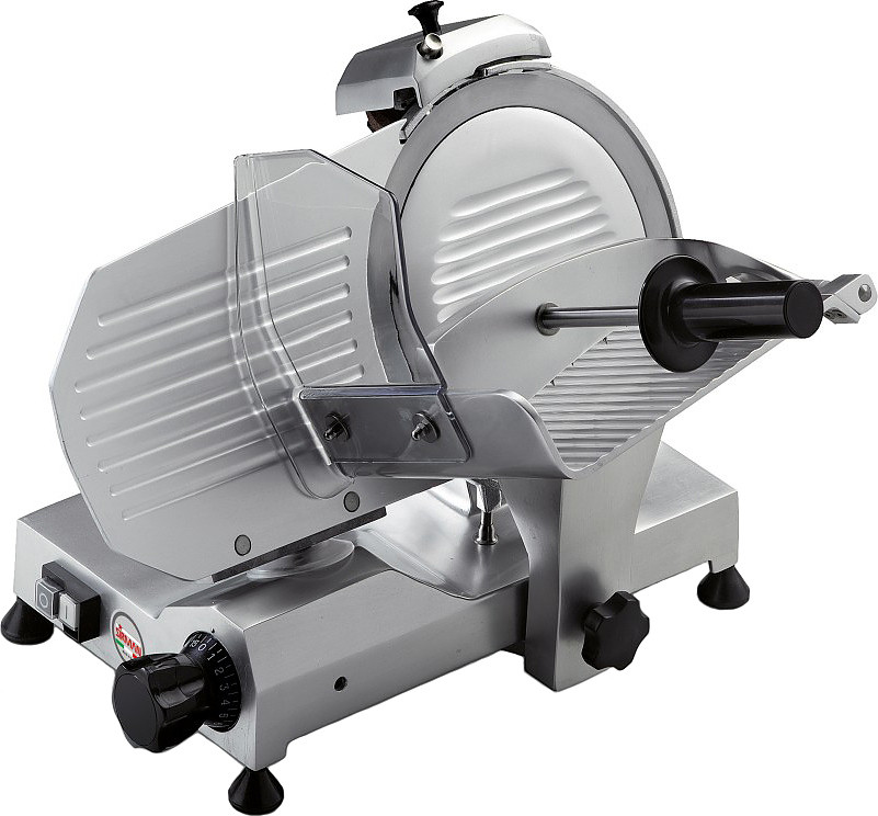 Слайсер SIRMAN MIRRA 250 C тефлон (570х560х370мм, 220В, 0,147кВт, диаметр ножа 250мм, 0-13мм)