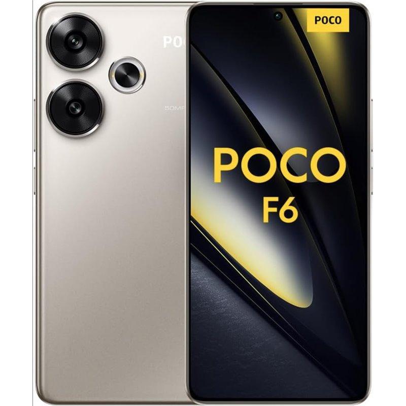 Смартфон Poco F6 256GB 8GB (Titanium) EU