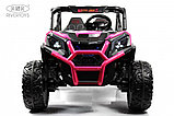 Детский электромобиль RiverToys K777KK 4WD (розовый) Buggy Полноприводный Двухместный, фото 3