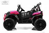 Детский электромобиль RiverToys K777KK 4WD (розовый) Buggy Полноприводный Двухместный, фото 4