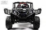 Детский электромобиль RiverToys K777KK 4WD (чёрный) Buggy Полноприводный Двухместный, фото 2