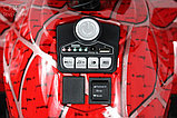 Детский электроквадроцикл RiverToys X999XX (красный спайдер) 4WD Полноприводный, фото 4