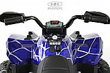 Детский электроквадроцикл RiverToys X999XX (синий спайдер) 4WD Полноприводный, фото 2