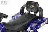 Детский электроквадроцикл RiverToys X999XX (синий спайдер) 4WD Полноприводный, фото 3