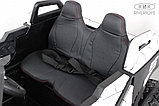 Детский электромобиль RiverToys A707AA LUX 4WD (белый Spider) Кондиционер двухместный полноприводный скорость, фото 2
